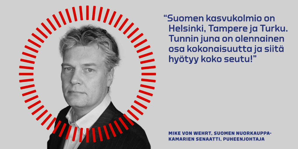 Mike von Wehrtin kommentti Tunnin junan puolesta.
