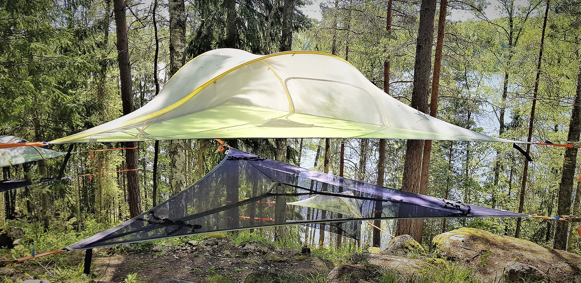 Tentsile-teltta. Kuva: Honkalintu