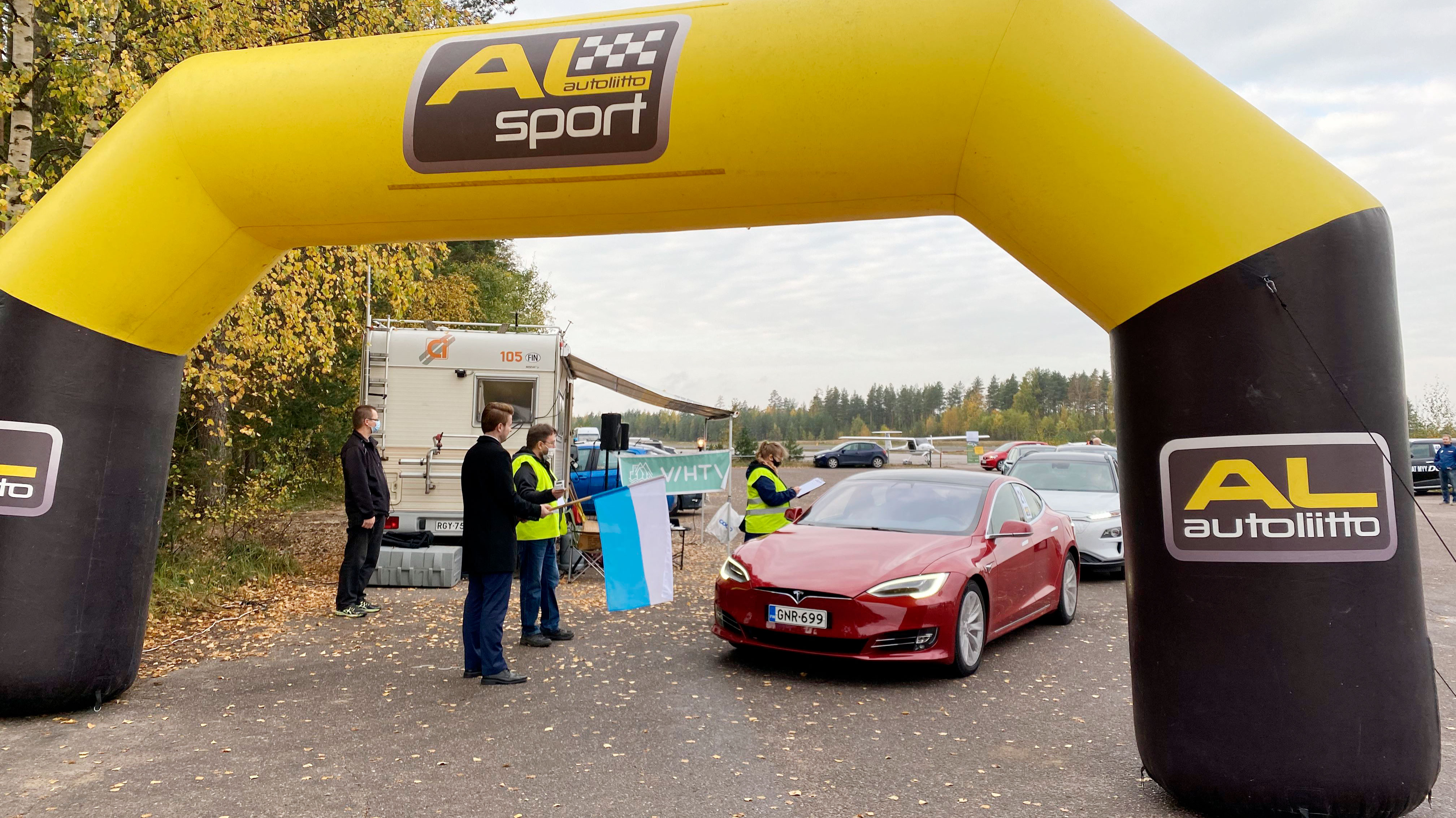 Kilpailun lähtö EV Challenge 2020