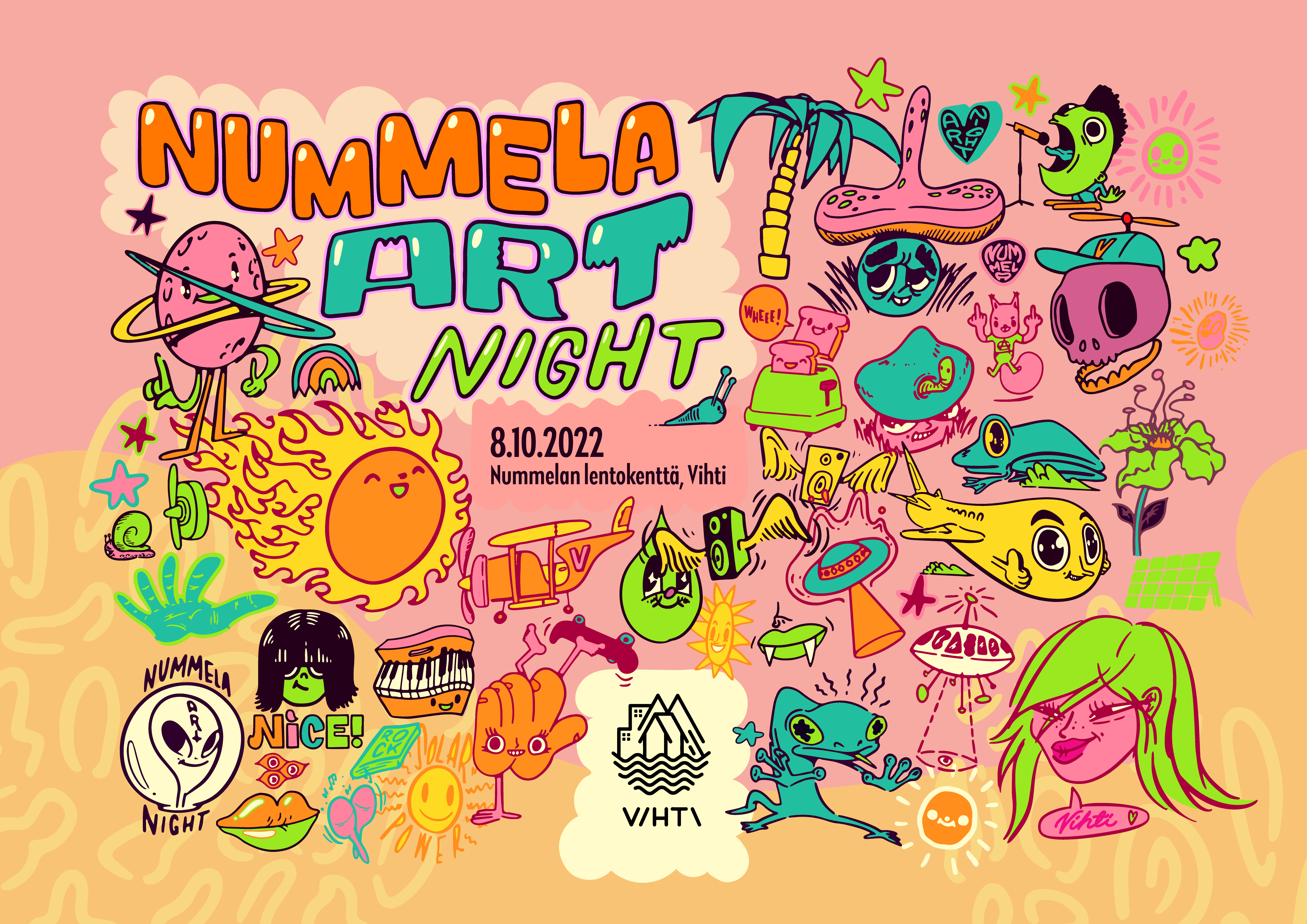 Nummela Art Night visuaali