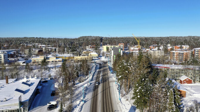 Talvinen maisema Nummelasta, kuva: Joenrinne Films