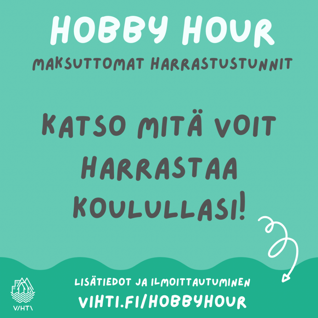 Hobby hour -mainosbanneri