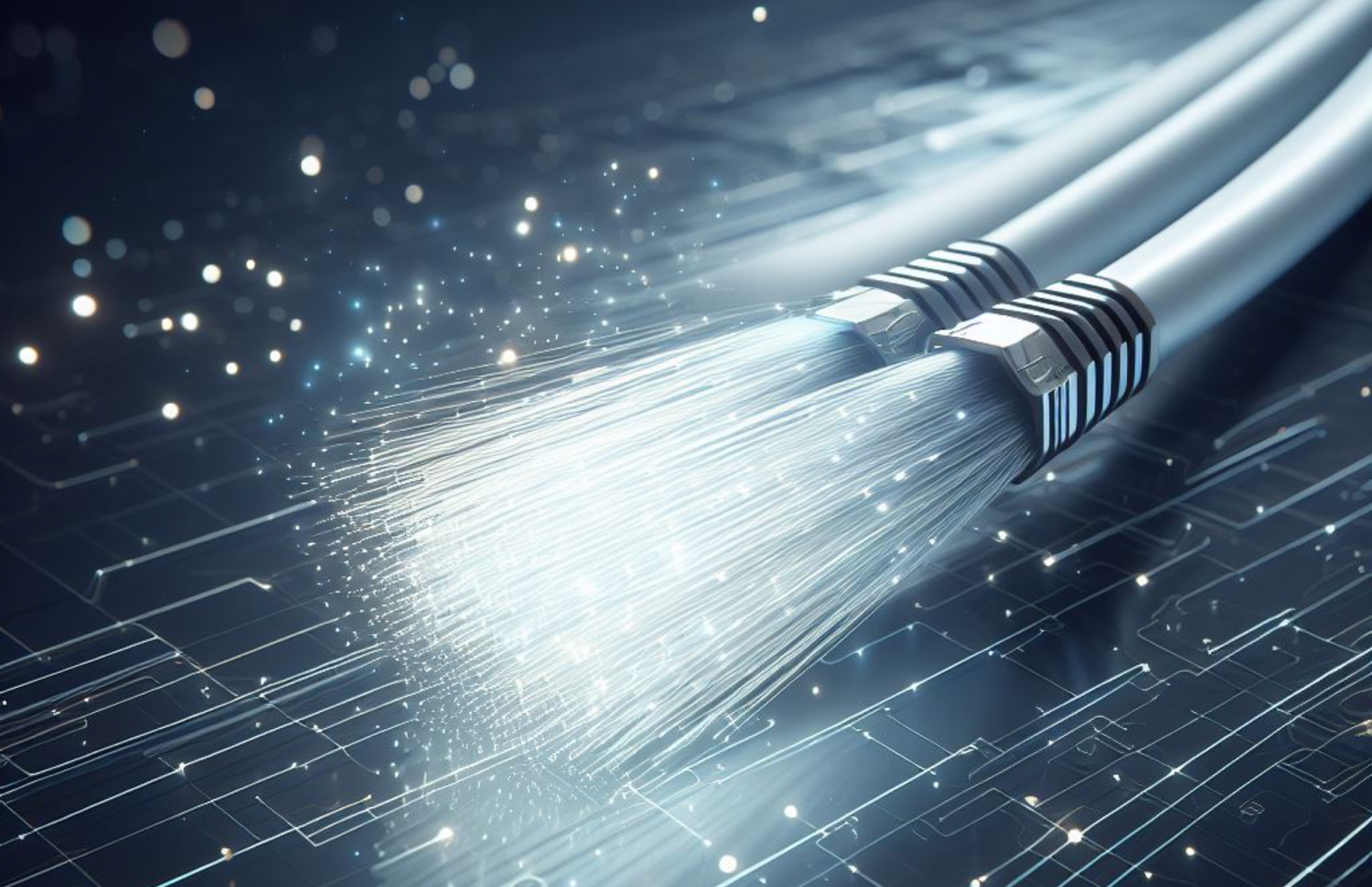 Valokuitukaapelin kuvituskuva