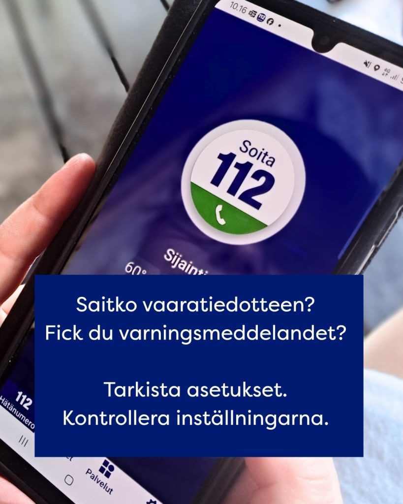 112 Suomi -sovellus